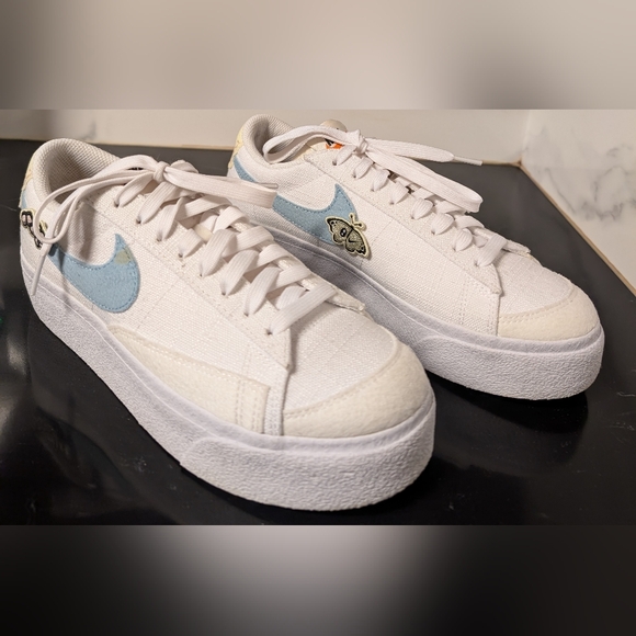 Nike Blazer Low Platform SE Next Nature 'Air Sprung’ Sneakers Size 7.5 MSRP $119 - Picture 7 of 13